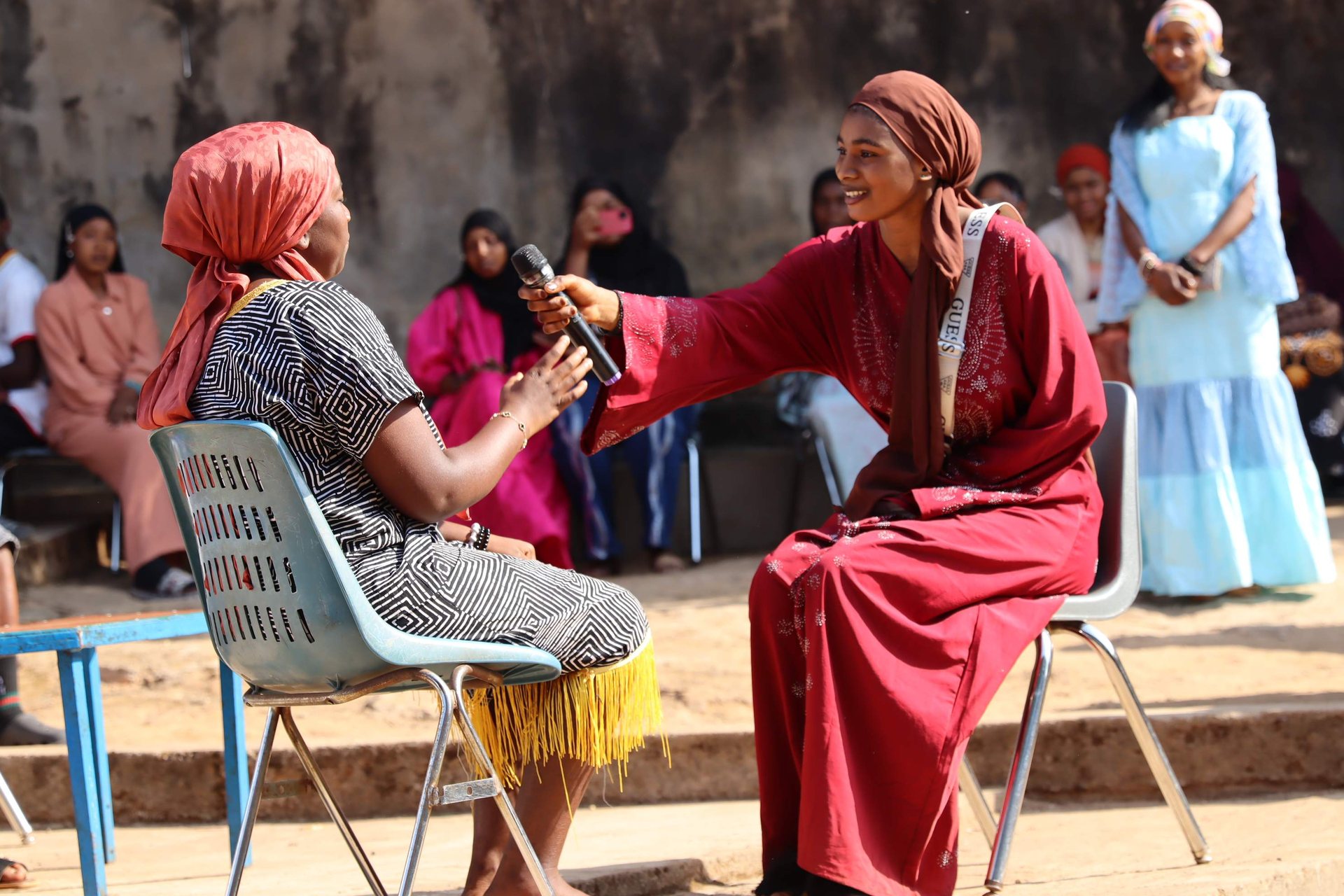 Participants collaborating during a facilitated workshop for U.S. Embassy Guinea.