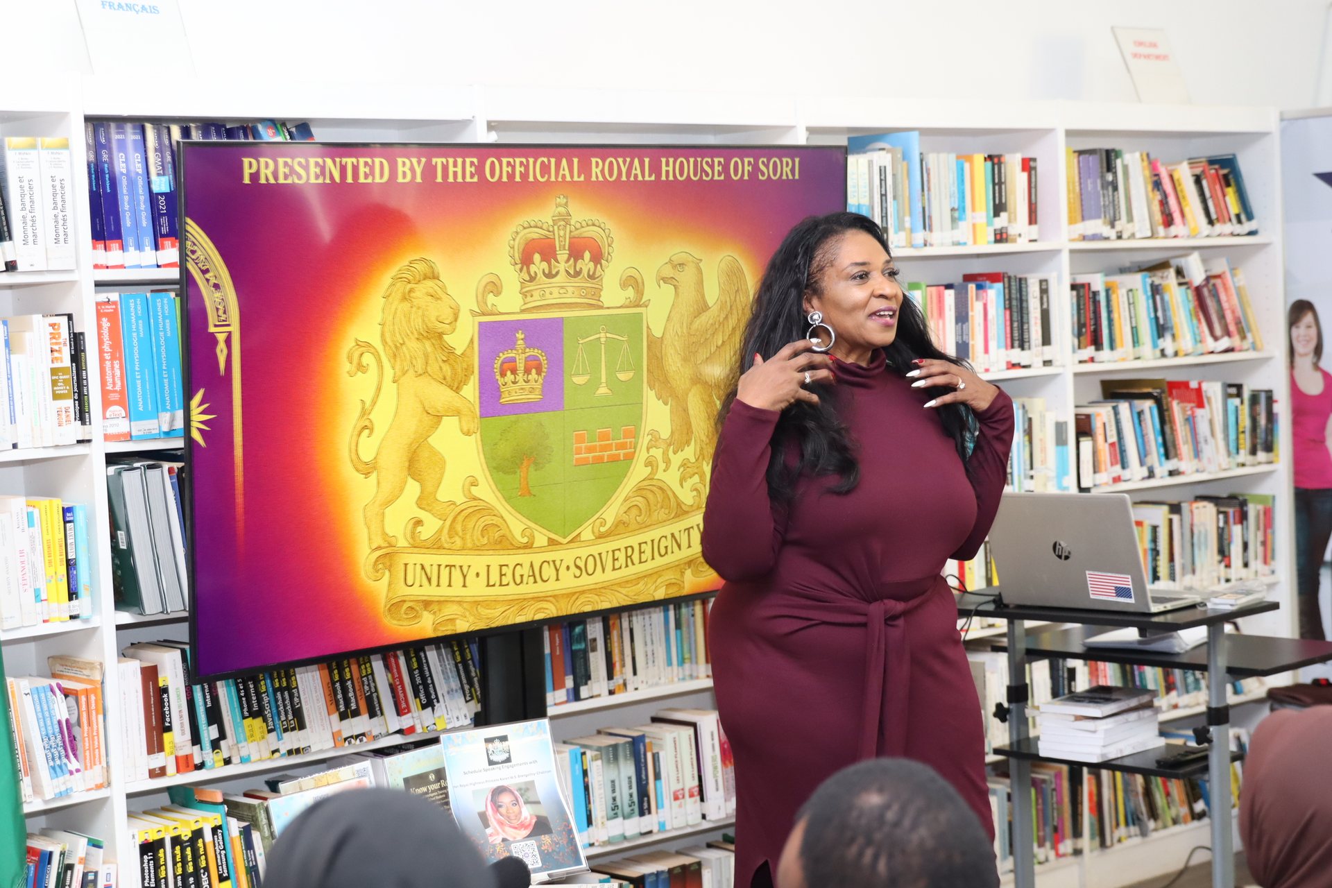 Presentation connecting the Royal House of Sori to the story of Abdul Rahman Ibrahima Sori